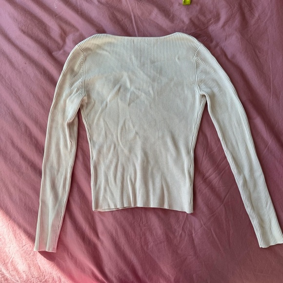 Lovers and Friends Darren Sweater in Ivory Small - Picture 5 of 6